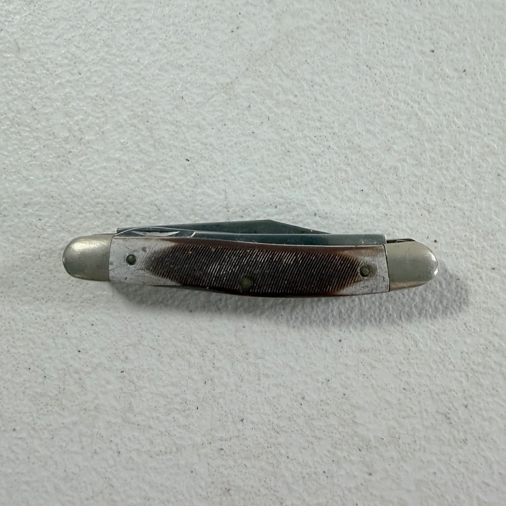 VTG Schrade Old Timer 106OT Stockman 2 Blade Knife USA Scissors Delrin Handles - Picture 8 of 11